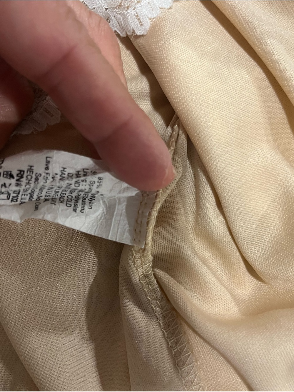 Windsor white/nude Lace Midi Slip Dress - Picture 11 of 11